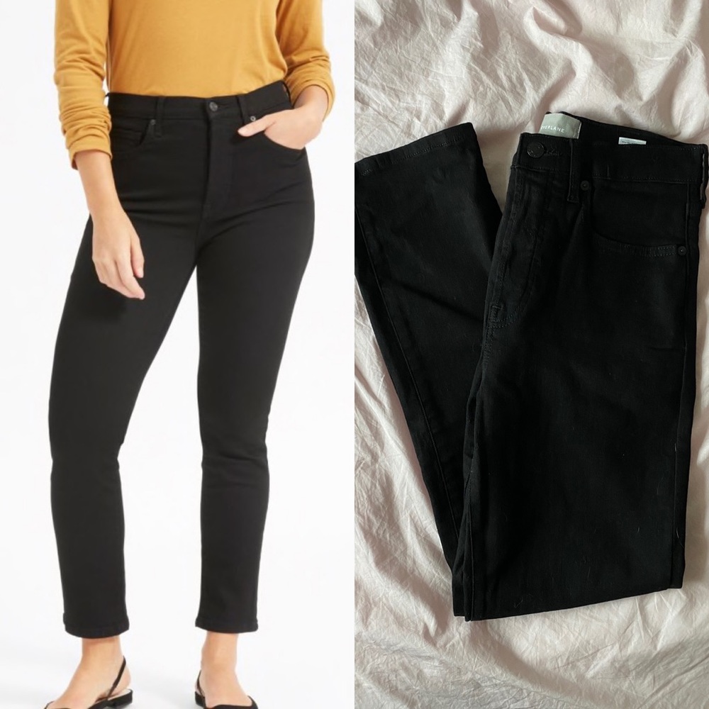 EVERLANE black cigarette high rise jeans 29R